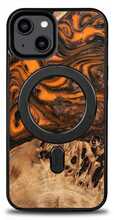 Bewood Unique Orange ümbris, Apple iPhone 15 Plus, MagSafe, oranž ja must