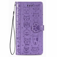 Telefoniümbris Xiaomi Redmi 9C/9C NFC Cat-Dog, lilla
