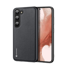 Dux Ducis Fino ümbris, Samsung Galaxy S23+, silikoonraamiga, must