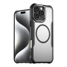 Hurtel Leading Series MagSafe silikoonümbris, Apple iPhone 16 Pro, must