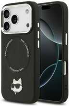 Karl Lagerfeld Choupette Pin MagSafe ümbris, Apple iPhone 17 Pro, must