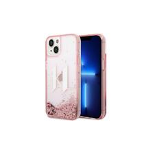 Telefoniümbris Karl Lagerfeld Liquid Glitter Big KL KLHCP14LLBKLCP, Apple iPhone 14 Pro, roosa