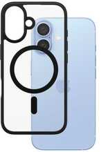 Telefoniümbris Panzer Glass HardCase MagSafe 1301, Apple iPhone 16 6.1, must