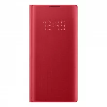 LED View Cover ümbris Samsung Galaxy Note 10, punane