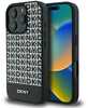 DKNY PU Leather Repeat Pattern ümbris, Apple iPhone 16 Pro Max, must