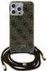 Telefoniümbris Guess Crossbody Cord 4G Print GUHCP15XHC4SEW, iPhone 15 Pro Max, pruun