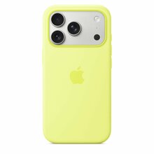 Telefoniümbris Apple Silicone Case with MagSafe, iPhone 17 Pro, neon yellow