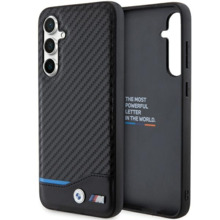 BMW BMHCS23FE22NBCK nahast telefoniümbris, Samsung Galaxy S23 FE, must