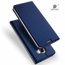 Dux Ducis Premium avanev telefoniümbris, Samsung Galaxy J4 (2018), sinine