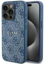Guess 4G Collection GUHMP14LG4GFRB nahast ümbris, Apple iPhone 14 Pro, sinine