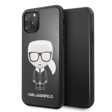 Telefoniümbris Guess Glitter, Apple iPhone 11 Pro, must