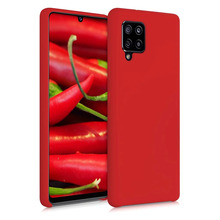 Telefoniümbris Hurtel Silicone Case, Samsung Galaxy A42 5G, punane