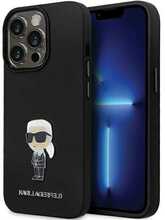Karl Lagerfeld silikoonümbris Ikonik Metal Pin KLHCP14XSMHKNPK, Apple iPhone 14 Pro Max, must