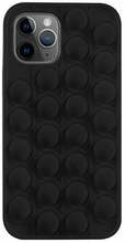 Telefoniümbris Mocco Bubble Antistress Case, Apple iPhone 11 Pro Max, must