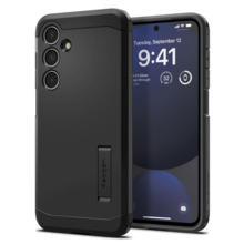 Telefoniümbris Spigen Tough Armor, Samsung Galaxy S24 FE, must