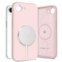 Telefoniümbris Tech-Protect Liquid Silicone MagSafe, Apple iPhone 16e, roosa