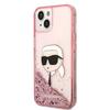 Telefoniümbris Karl Lagerfeld Glitter Choupette Patch KLHCP14XLNCHCP, Apple iPhone 14 Pro Max, roosa