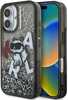 Karl Lagerfeld Liquid Glitter Choupette ümbris, Apple iPhone 16, must