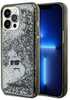 Telefoniümbris Karl Lagerfeld Liquid Glitter Choupette KLHCP13XLKCNSK, Apple iPhone 13 Pro Max, läbipaistev
