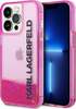 Telefoniümbris Karl Lagerfeld Liquid Glitter Elong KLHCP14XLCKVF, Apple iPhone 14 Pro Max, roosa