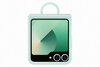 Samsung Galaxy Flip6 silikoonümbris rõngaga EF-PF741TME, münt