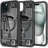 Spigen Ultra Hybrid MagFit ümbris MagSafe'iga, Apple iPhone 15 Plus, tumehall (Zero One)