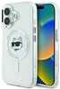 Telefoniümbris Karl Lagerfeld IML Metal Choupette Head MagSafe, Apple iPhone 16 Plus, valge