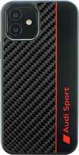 Telefoniümbris Audi Carbon Fiber Stripe AUS-TPUPCIP11-R8/D1-BK, Apple iPhone 11/Xr, must
