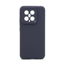 Connect Premium Quality Magnetic Soft Touch silikoonümbris, Xiaomi 14/14 Pro, midnight blue