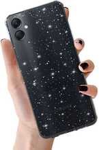 Telefoniümbris Crystal Glitter, Samsung Galaxy A05, hõbe, Topt