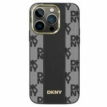 Telefoniümbris DKNY Hardcase Leather Checkered Mono Pattern MagSafe DKHMP15MPCPVSLK, Apple iPhone 15 Plus/14 Plus, must