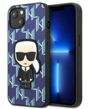 Telefoniümbris Karl Lagerfeld KLHCP13MPMNIKBL Monogram Ikonik Patch, Apple iPhone 13, sinine