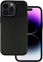 Telefoniümbris Tel Protect Carbon Elite, Apple iPhone 15 Pro Max, must