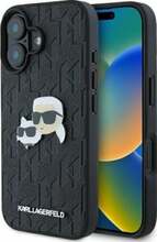 Telefoniümbris Karl Lagerfeld Monogram KLHCP16SPGKLKCPK, Apple iPhone 16, must