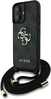 Telefoniümbris Guess 4G Big Logo Cord Stap Crossbody, Apple iPhone 16 Plus, must