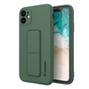 Wozinsky Kickstand Case silikoonümbris alusega, Apple iPhone 12 Pro Max, tumeroheline