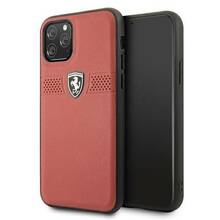 Telefoniümbris Ferrari Off Track Leather FEOBAHCN58RE, Apple iPhone 11 Pro, punane
