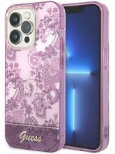 Telefoniümbris Guess GUHCP14XHGPLHF Porcelain Collection, Apple iPhone 14 Pro Max, fuksia