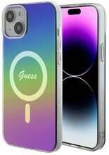 Telefoniümbris Guess IML Iridescent MagSafe GUHMP15MHITSK, Apple iPhone 15 Plus/14 Plus, mitmevärviline