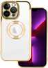 Telefoniümbris Beauty läbipaistev TOPT, Apple iPhone 14 Pro, kuldne