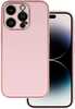 Telefoniümbris Tel Protect Luxury, Apple iPhone 14 Pro Max, heleroosa