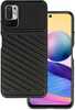 Thunder TPU ümbris, Xiaomi Redmi Note 10 5G, must, Topt