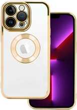 Telefoniümbris Beauty läbipaistev TOPT, Apple iPhone 14 Pro, kuldne