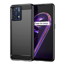 Telefoniümbris Carbon Flexible HURTEL, Realme 9 Pro Plus, must
