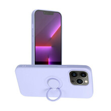 Telefoniümbris Forcell Silicone Ring, Apple iPhone 13 Pro, lilla