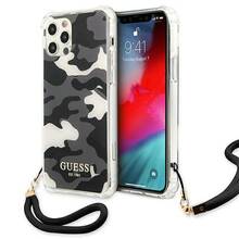 Telefoniümbris Guess GUHCP12LKSARBK Camo Collection, Apple iPhone 12 Pro Max, must