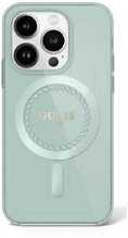 Telefoniümbris Guess IML Rhinestones MagSafe, Apple iPhone 16 Pro, roheline