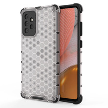 Telefoniümbris Honeycomb armor TPU bumper, Hurtel, Samsung Galaxy A72 4G, läbipaistev