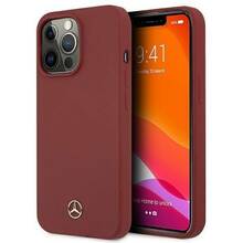 Telefoniümbris Mercedes MEHCP13XSILRE Silicone Line, Apple iPhone 13 Pro Max, punane