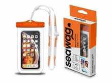 Telefoni veekindel ümbris Seawag Element Proof Case, valge/oranž